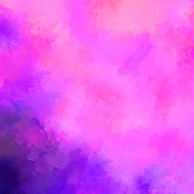 Canlı fırça darbeleriyle boyanmış. Renkli desenli resim. Fırçalanmış duvar kağıdını boya.