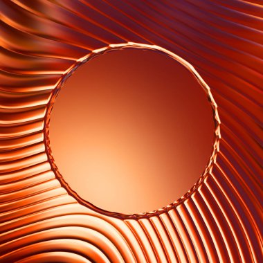 Soyut çerçeveli arkaplan. Renkli, canlı, dalgalı bir duvar kağıdı. Merkezi çerçeveli yaratıcı grafik 2d çizim. Dinamik şekilli modaya uygun sıvı örtüsü.