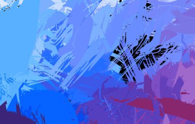 Sanatsal soyut arkaplan. Doku boyalı duvar kağıdı. Boya darbeleriyle yaratıcı bir illüstrasyon. Fırça desenli resim.