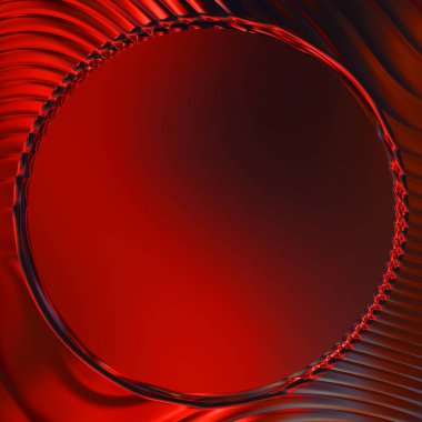 Soyut çerçeveli arkaplan. Renkli, canlı, dalgalı bir duvar kağıdı. Merkezi çerçeveli yaratıcı grafik 2d çizim. Dinamik şekilli modaya uygun sıvı örtüsü.