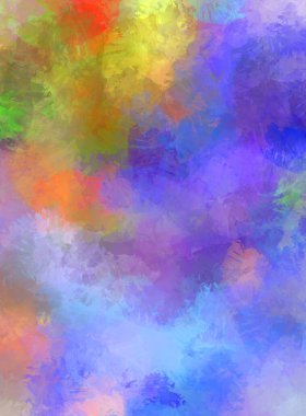 Sanatsal soyut arkaplan. Doku boyalı duvar kağıdı. Boya darbeleriyle yaratıcı bir illüstrasyon. Fırça desenli resim.