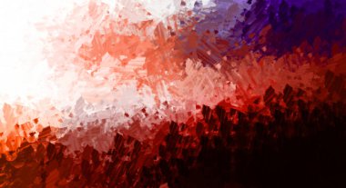 Sanatsal soyut arkaplan. Doku boyalı duvar kağıdı. Boya darbeleriyle yaratıcı bir illüstrasyon. Fırça desenli resim.