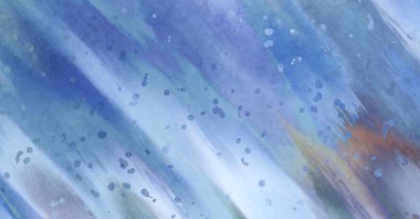 Yaratıcı soyut resim. Artistik fırça darbeleriyle donatılmış. Renkli ve canlı bir illüstrasyon. boyalı sanat.