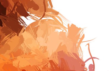 Duvar sanatı Eşsiz ve yaratıcı illüstrasyon. Fırça darbesi ile boyanmış. Renkli fırça darbelerinin soyut arkaplanı. Fırçalanmış canlı duvar kâğıdı. Boyalı sanatsal yaratım.