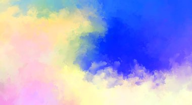 Renkli fırça darbelerinin soyut arkaplanı. fırçalanmış canlı duvar kağıdı. resmedilmiş sanat eseri. Eşsiz ve yaratıcı illüstrasyon.