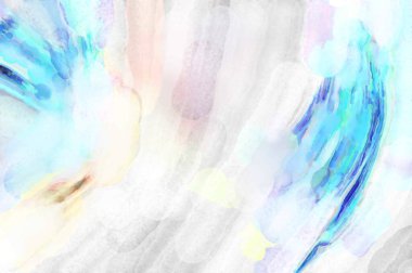 Yüzeyde suluboya vuruşlar. Sanatsal arkaplan resmi. Tablo üzerinde soyut resim. Fırça darbeleri. Çağdaş sanat. El işçiliğinin renkli dokusu. Modern resim.