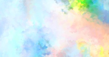 Renkli fırça darbelerinin soyut arkaplanı. fırçalanmış canlı duvar kağıdı. resmedilmiş sanat eseri. Eşsiz ve yaratıcı illüstrasyon.