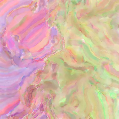 El yapımı sürreal soyut desenli suluboya. Modern sanatsal resim. 2D çizim. Arkaplan boyası karışımı. Yaratıcı duvar sanatı. Çağdaş sanat.