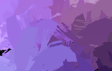 Vahşi fırça darbeleriyle yaratıcı soyut resim. Artistik fırça darbeleriyle donatılmış. Renkli ve canlı bir tasvir. Boyalı sanat.