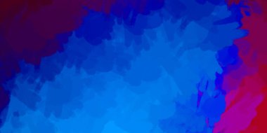 Yaratıcı soyut resim. Artistik fırça darbeleriyle donatılmış. Renkli ve canlı bir illüstrasyon. boyalı sanat.