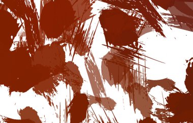 Sanatsal soyut arkaplan. Doku boyalı duvar kağıdı. Boya darbeleriyle yaratıcı bir illüstrasyon. Fırça desenli resim.