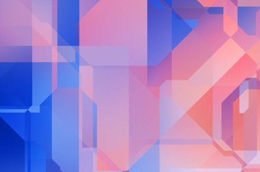 Dinamik bileşime sahip minimalist düz stil içinde modayı takip eden geometrik soyut arkaplan. 