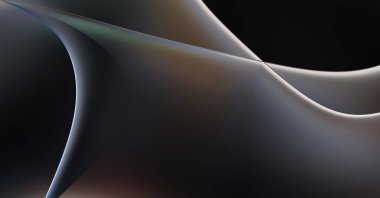 Soyut arkaplan. Değişken renk değişim dalgaları, dinamik hareketlerle. Işık dalgalarının neon renkli soyut tasarımı. Duvar kağıdı, afiş, arkaplan, kart, kitap illüstrasyonu, web sitesi.