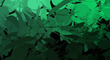 Canlı fırça darbeleriyle boyanmış. Renkli desenli resim. Fırçalanmış duvar kağıdını boya.