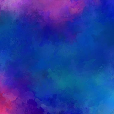 Canlı fırça darbeleriyle boyanmış. Renkli desenli resim. Fırçalanmış duvar kağıdını boya.