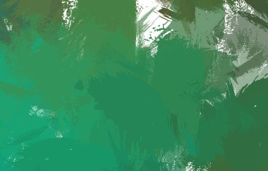 Sanatsal soyut arkaplan. Doku boyalı duvar kağıdı. Boya darbeleriyle yaratıcı bir illüstrasyon. Fırça desenli resim.