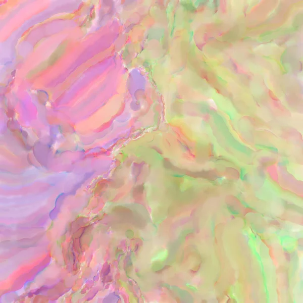 El yapımı sürreal soyut desenli suluboya. Modern sanatsal resim. 2D çizim. Arkaplan boyası karışımı. Yaratıcı duvar sanatı. Çağdaş sanat.