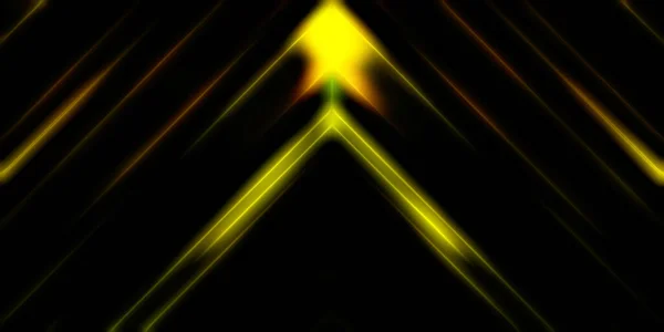 Abstract Shining Geometric Lights Background Fractal Symmetric Graphic Illustration Intersecting — Stock Photo, Image