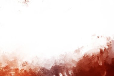 Canlı fırça darbeleriyle boyanmış. Renkli desenli resim. Fırçalanmış duvar kağıdını boya.