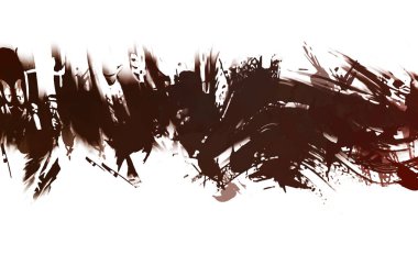 resmedilmiş sanat eseri. fırçalanmış canlı duvar kağıdı. Eşsiz ve yaratıcı illüstrasyon. Renkli fırça darbelerinin soyut arkaplanı. 