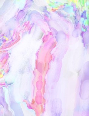 Suluboya fırça darbeleri. Modern sanat. Soyut doku. 2D çizim. Yüzeyde etkileyici el yapımı suluboya. Renkli bir fon. Çok renkli arkaplan. Çağdaş duvar sanatı. 