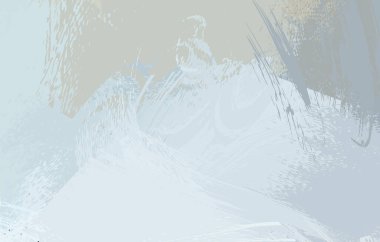 Sanatsal soyut arkaplan. Doku boyalı duvar kağıdı. Boya darbeleriyle yaratıcı bir illüstrasyon. Fırça desenli resim.