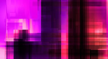 Renkli ve canlı geometrik şekiller katmanları var. Bir teknoloji planının dijital illüstrasyonu. Gelecekçi tasarım şablonu.