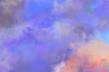 Sanatsal soyut arkaplan. Doku boyalı duvar kağıdı. Boya darbeleriyle yaratıcı bir illüstrasyon. Fırça desenli resim.