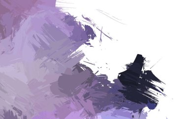 Duvar sanatı Eşsiz ve yaratıcı illüstrasyon. Fırça darbesi ile boyanmış. Renkli fırça darbelerinin soyut arkaplanı. Fırçalanmış canlı duvar kâğıdı. Boyalı sanatsal yaratım.