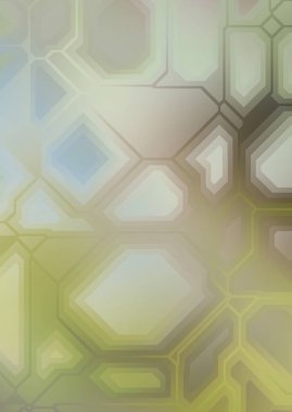 Renkli ve canlı geometrik şekiller katmanları var. Bir teknoloji planının dijital illüstrasyonu. Gelecekçi tasarım şablonu.