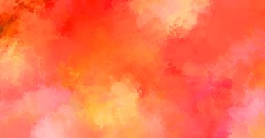 Renkli fırça darbelerinin 2D çizimi. Dekoratif desenli resim. canlı boya desenli arkaplan.