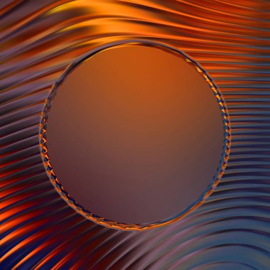 Soyut çerçeveli arkaplan. Renkli, canlı, dalgalı bir duvar kağıdı. Merkezi çerçeveli yaratıcı grafik 2d çizim. Dinamik şekilli modaya uygun sıvı örtüsü.