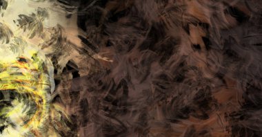 Modern sanat. Taranmış Boyalı Soyut Arkaplan. Fırça darbesi ile boyanmış. Boya darbeleri. 2B Görüntü