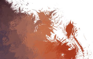 Duvar sanatı Eşsiz ve yaratıcı illüstrasyon. Fırça darbesi ile boyanmış. Renkli fırça darbelerinin soyut arkaplanı. Fırçalanmış canlı duvar kâğıdı. Boyalı sanatsal yaratım.