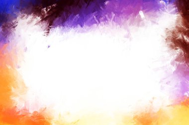 Modern sanat. Taranmış Boyalı Soyut Arkaplan. Fırça darbesi ile boyanmış. Boya darbeleri. 2B Görüntü