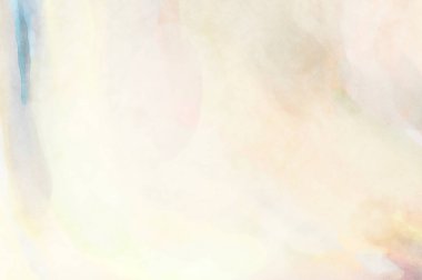 Pastel renklerde suluboya resim. Poster, duvar sanatı, afiş, kart, kitap kapağı ya da ambalaj için rahatlatıcı kompozisyonun yumuşak renkli çizimi. Modern fırça darbeleri resim.