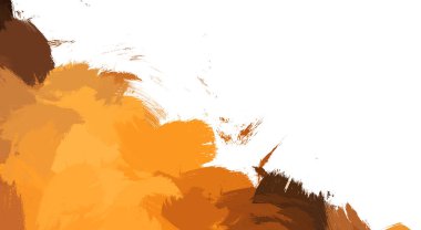 Taranmış Boyalı Soyut Arkaplan. Vahşi kaotik fırça darbeleri. Boya darbeleri. 2D İllüstrasyon. Fırça darbeli resim. 