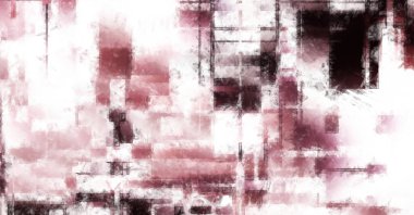 Modern sanat. Renkli çağdaş sanat eserleri. Renkli boya darbeleri. Soyut arkaplanda fırça darbeleri. Fırça boyası. Eşsiz duvar sanatı.