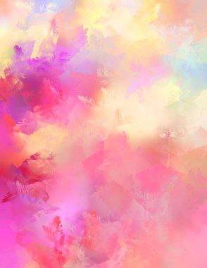 Sanatsal canlılık ve renkli duvar kağıdı. Taranmış Soyut Arkaplan. Fırça darbeli resim. 