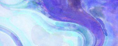 Alkol mürekkebini andıran rahatlatıcı fırça darbelerinin modern resmi. Poster, duvar sanatı, afiş, kart, kitap kapağı veya ambalaj için pastel renkli suluboya resim.