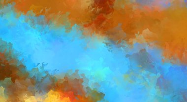 Renkli fırça darbelerinin soyut arkaplanı. fırçalanmış canlı duvar kağıdı. resmedilmiş sanat eseri. Eşsiz ve yaratıcı illüstrasyon.