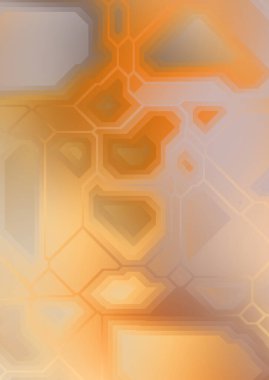 Renkli ve canlı geometrik şekiller katmanları var. Bir teknoloji planının dijital illüstrasyonu. Gelecekçi tasarım şablonu.