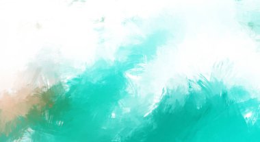 Canlı fırça darbeleriyle boyanmış. Renkli desenli resim. Fırçalanmış duvar kağıdını boya.