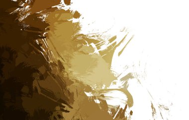 Duvar sanatı Eşsiz ve yaratıcı illüstrasyon. Fırça darbesi ile boyanmış. Renkli fırça darbelerinin soyut arkaplanı. Fırçalanmış canlı duvar kâğıdı. Boyalı sanatsal yaratım.