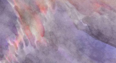 Alkol mürekkebini andıran rahatlatıcı fırça darbelerinin modern resmi. Poster, duvar sanatı, afiş, kart, kitap kapağı veya ambalaj için pastel renkli suluboya resim.