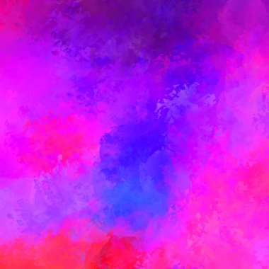 Duvar sanatı Eşsiz ve yaratıcı illüstrasyon. Fırça darbesi ile boyanmış. Renkli fırça darbelerinin soyut arkaplanı. Fırçalanmış canlı duvar kâğıdı. Boyalı sanatsal yaratım.