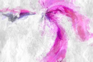 Soyut arkaplanda pürüzlü fırça darbeleri. Fırça boyası. Renkli boya darbeleri. Eşsiz duvar sanatı. Tuvaldeki modern sanat. Renkli çağdaş sanat eserleri. 