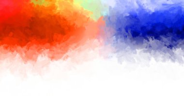 Taranmış Boyalı Soyut Arkaplan. Fırça darbesi ile boyanmış. Sanatsal canlılık ve renkli duvar kağıdı.