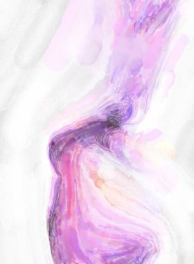 Poster, duvar sanatı, afiş, kart, kitap kapağı veya ambalaj için pastel renkli suluboya resim. Alkol mürekkebini andıran rahatlatıcı fırça darbelerinin modern resmi.