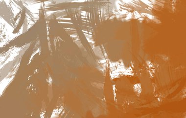 Renkli fırça darbelerinin 2B çizimi. Dekoratif doku resmi. Canlı boya desenli arka plan. Kaotik fırça darbeleri resim.